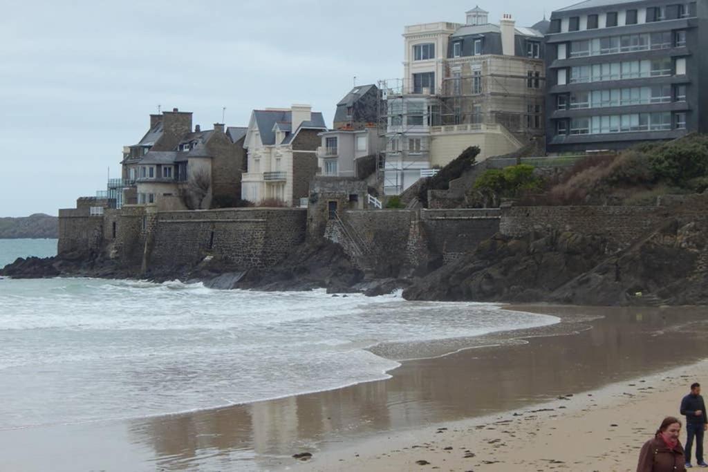 Saint Malo Bel Appartement Neuf Pres Gare Plage Sillon Intramuros Parking Prive Esterno foto