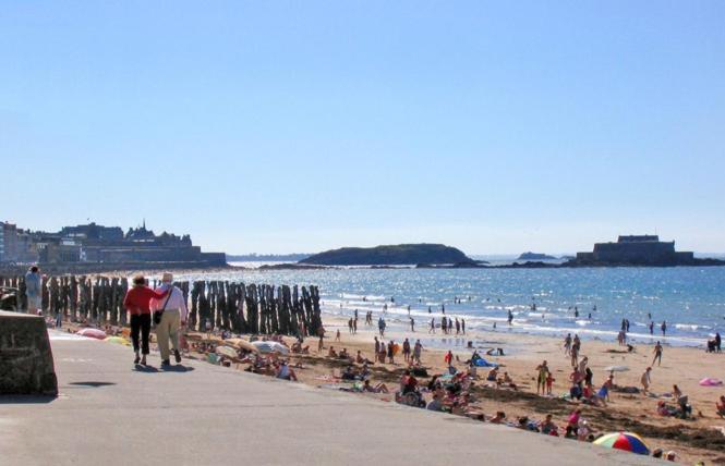 Saint Malo Bel Appartement Neuf Pres Gare Plage Sillon Intramuros Parking Prive Esterno foto